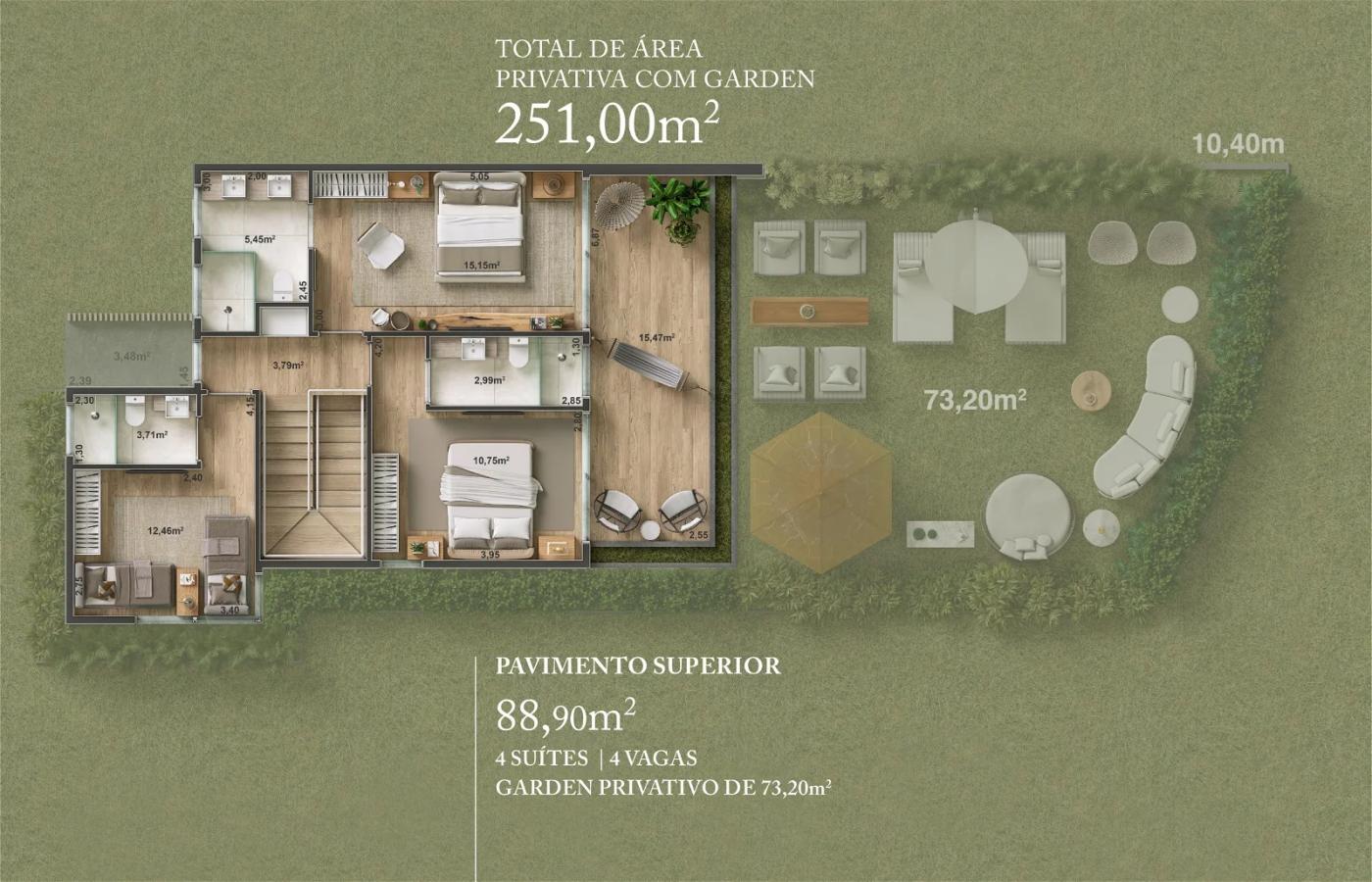 Casa de Condomínio, 4 quartos - Foto 36