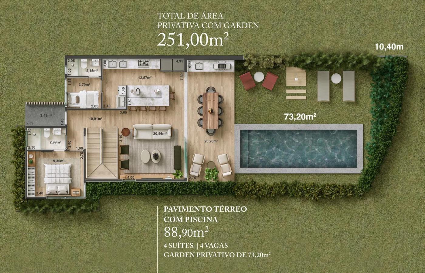 Casa de Condomínio, 4 quartos - Foto 37