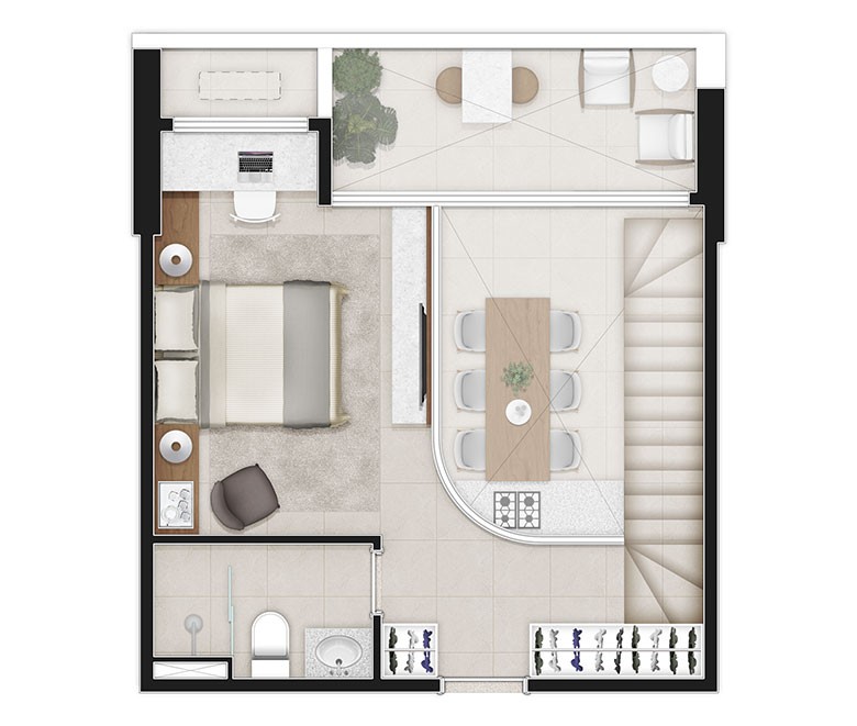 Apartamento, 1 quarto - Foto 18