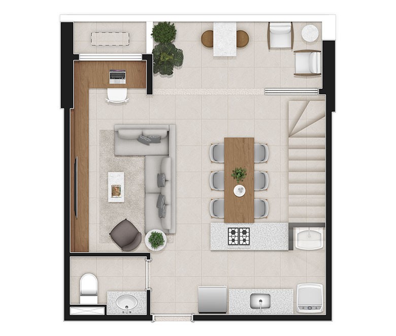 Apartamento, 1 quarto - Foto 17
