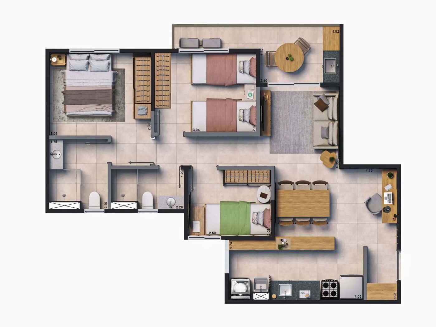 Apartamento, 2 quartos - Foto 30