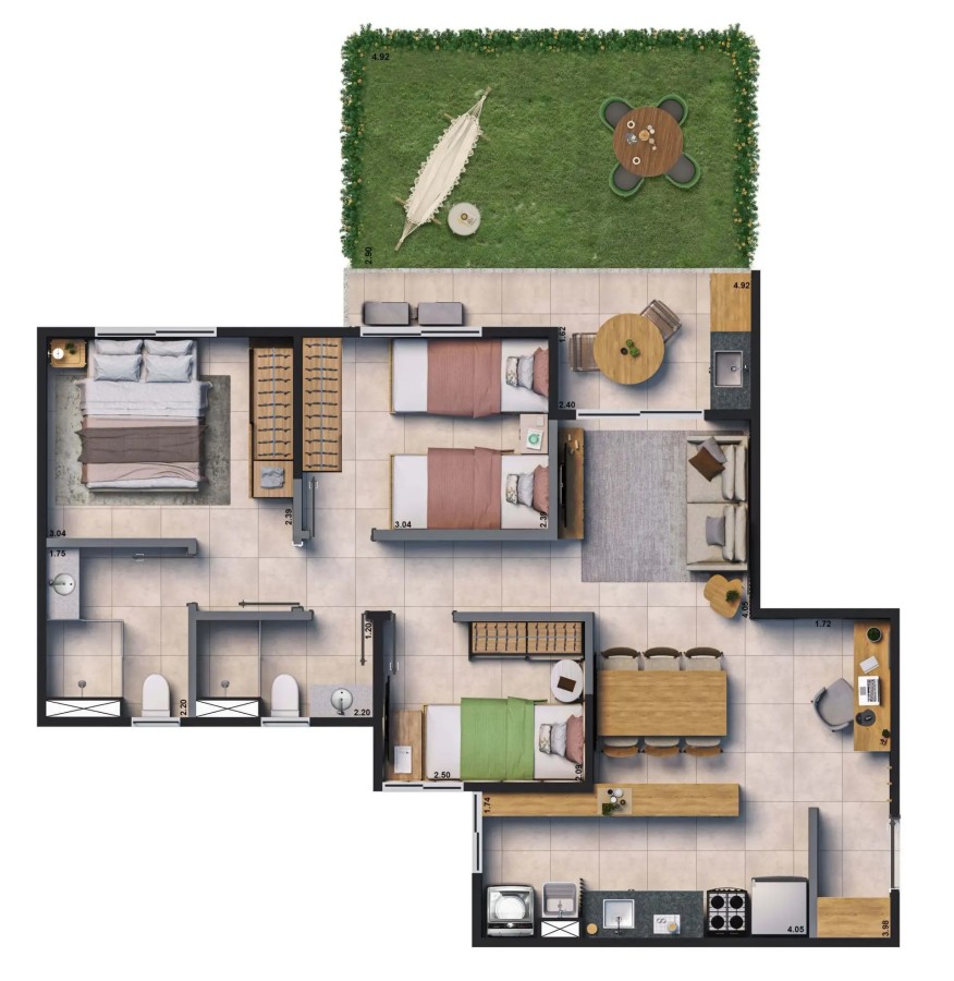 Apartamento, 2 quartos - Foto 32